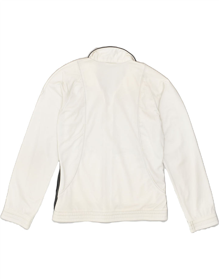 CHAMPION Girls Tracksuit Top Jacket 13-14 Years XL White Polyester | Vintage Champion | Thrift | Second-Hand Champion | Used Clothing | Messina Hembry 