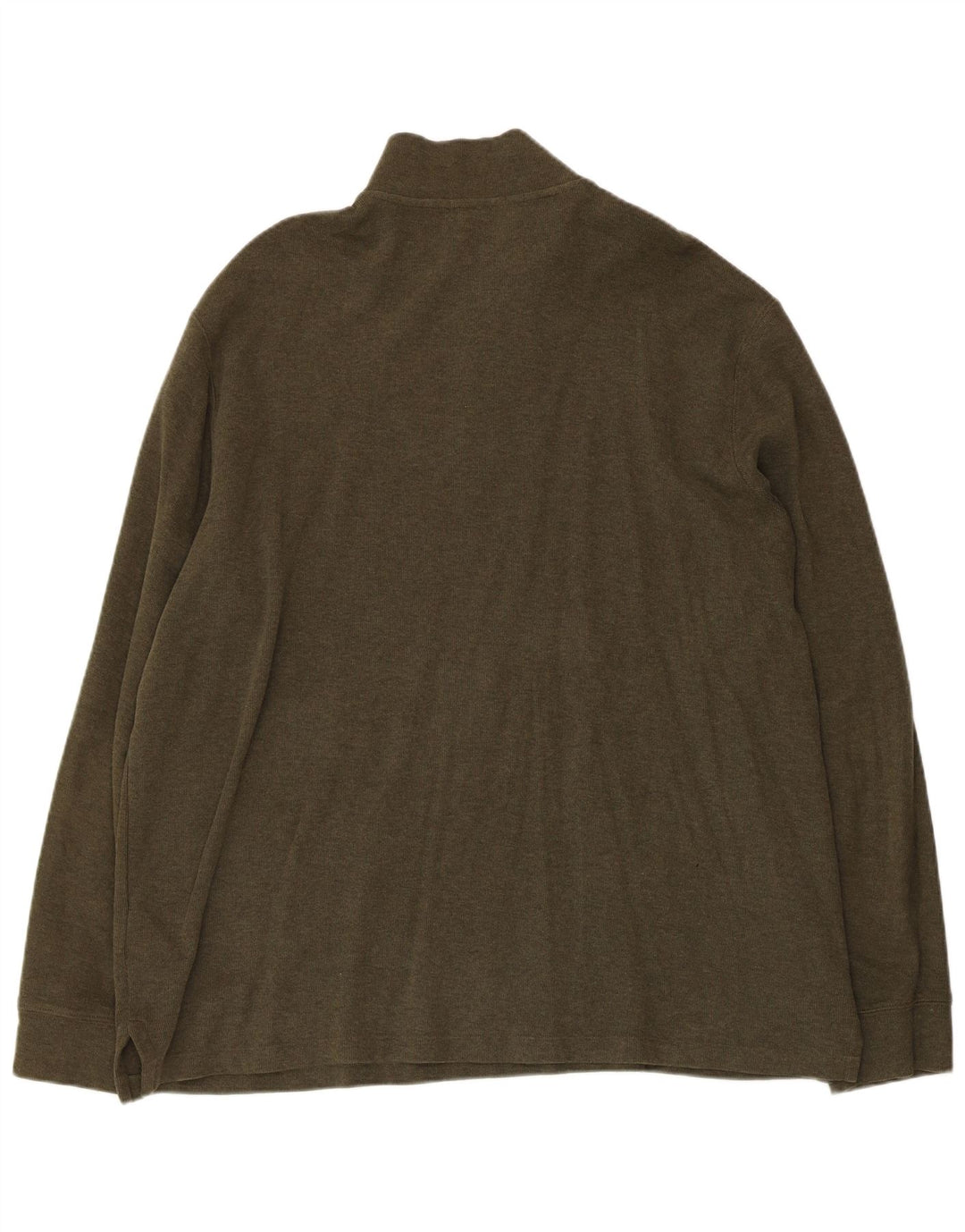 POLO RALPH LAUREN Herren-Pullover mit Reißverschluss, XL, Khaki, Baumwolle