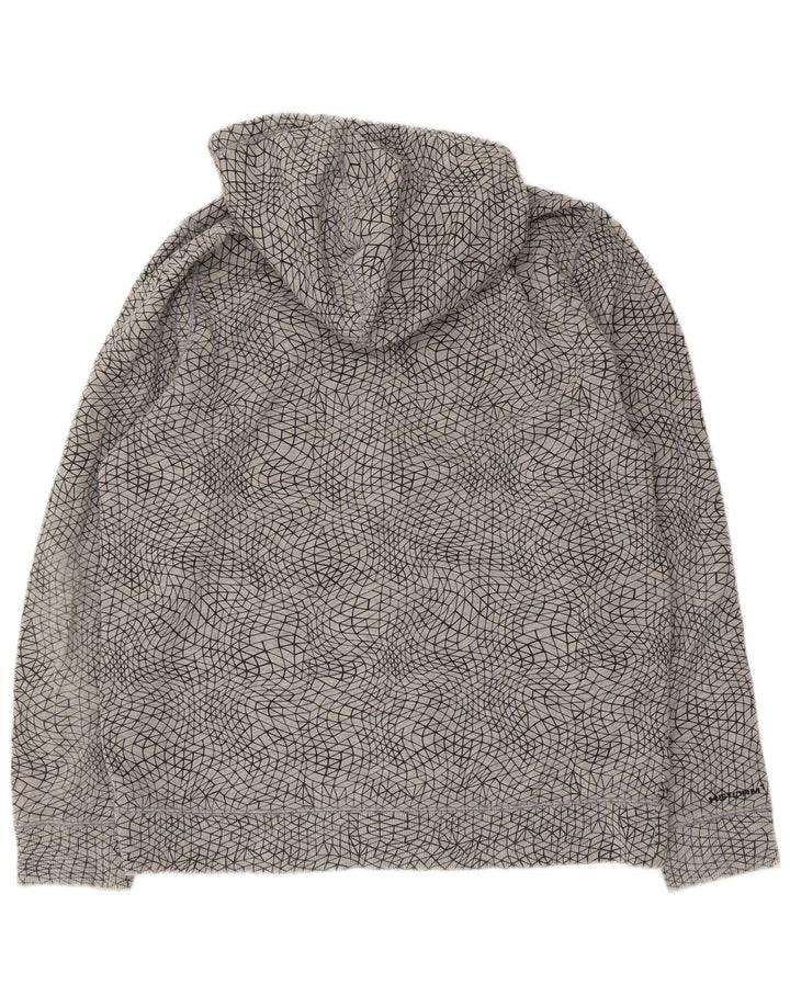 Under Armour Herren-Kapuzenpullover mit Reißverschluss, groß, grau, geometrisch