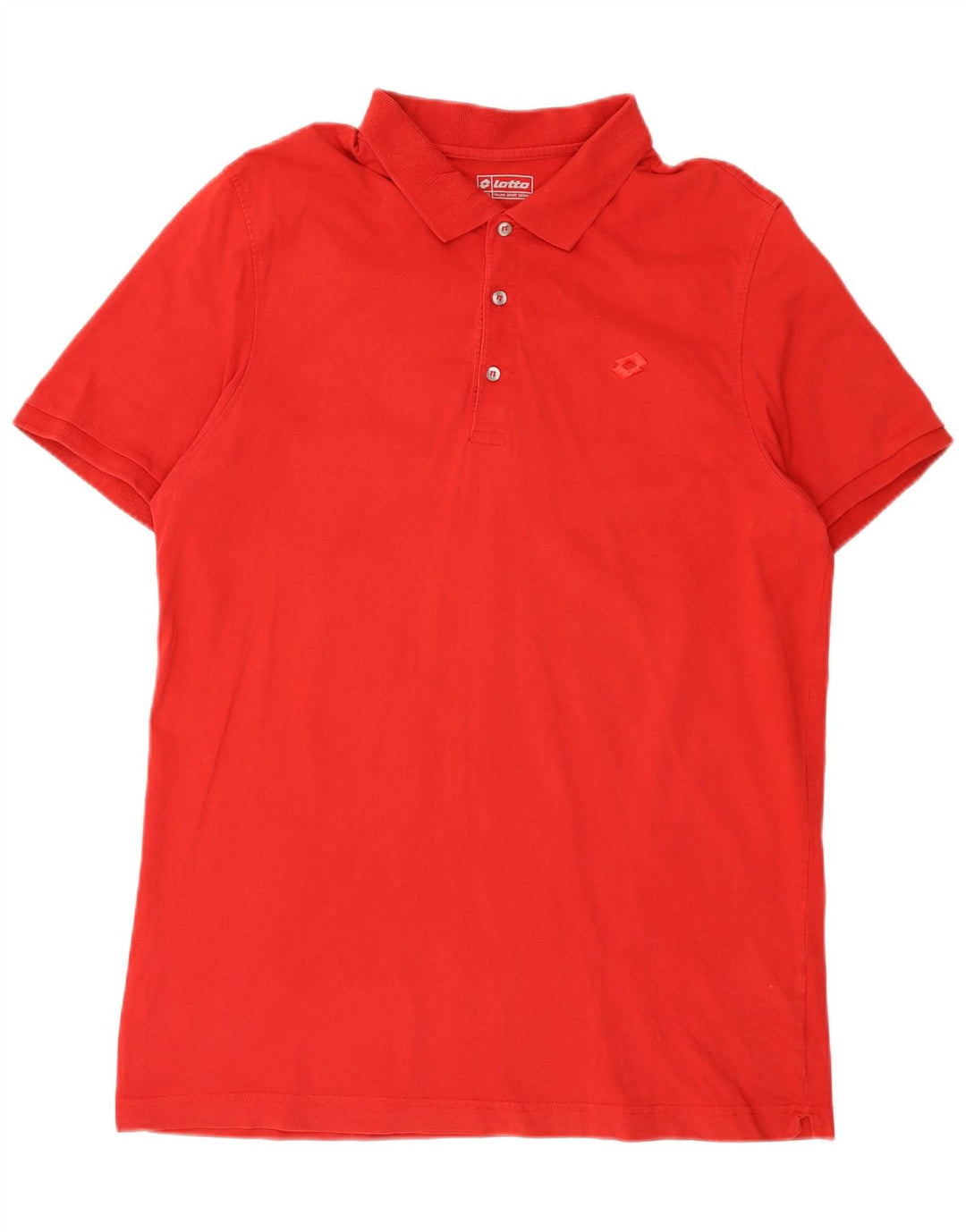 Lotto Herren Poloshirt 3XL Rot Baumwolle