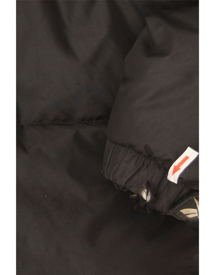 Reebok Herren Loose Fit Wattierte Jacke UK 38 Medium Schwarz Nylon