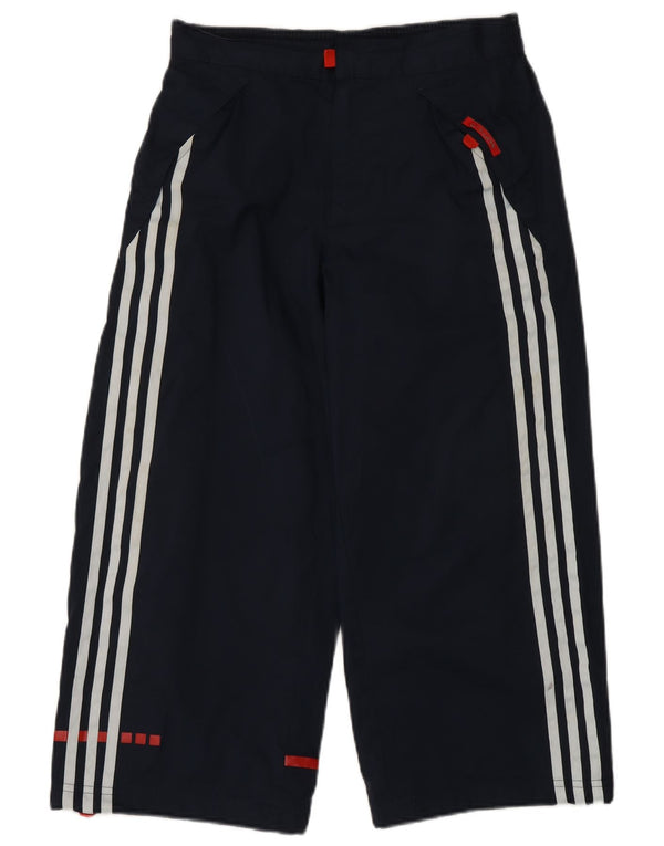 Adidas Capri-Trainingshose für Jungen, 13–14 Jahre, marineblaues Polyester