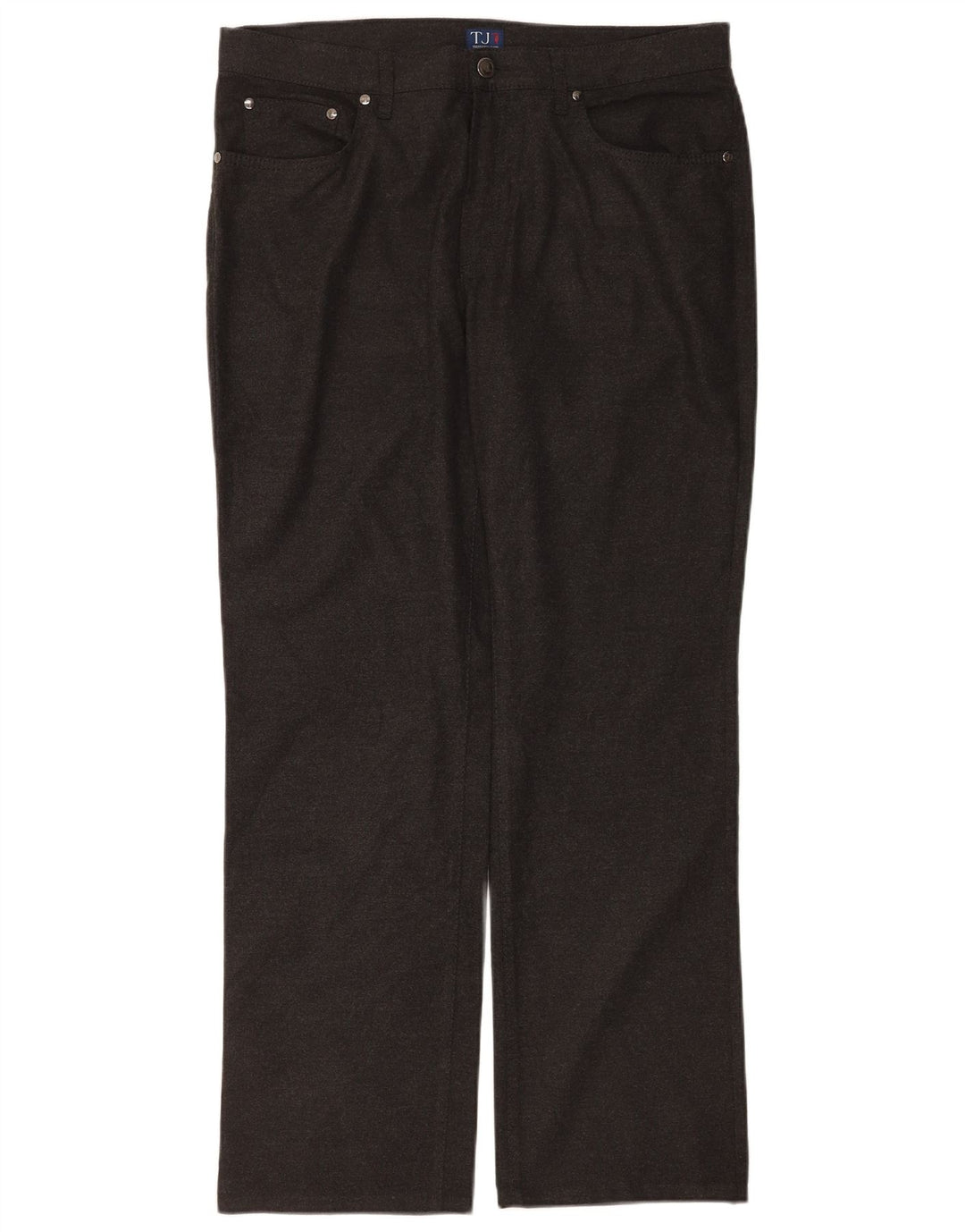 Trussardi Herren-Freizeithose, gerade, W34, L30, grau, Polyester