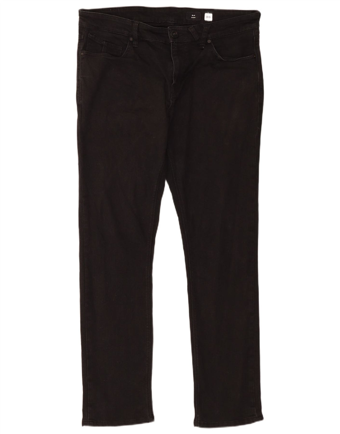 Volcom Herren Skinny Jeans W36 L32 Schwarze Baumwolle