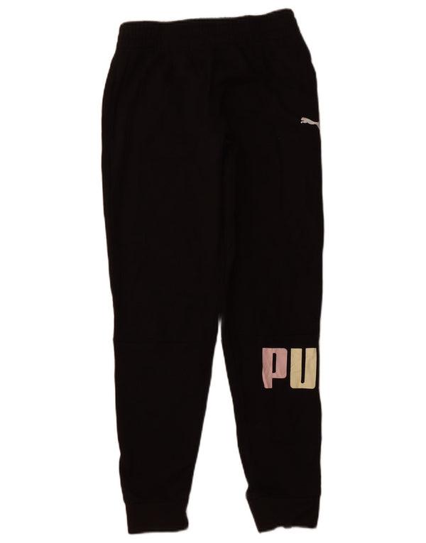 PUMA Mädchen Graphic Trainingshose Jogger 15–16 Jahre XL Schwarz