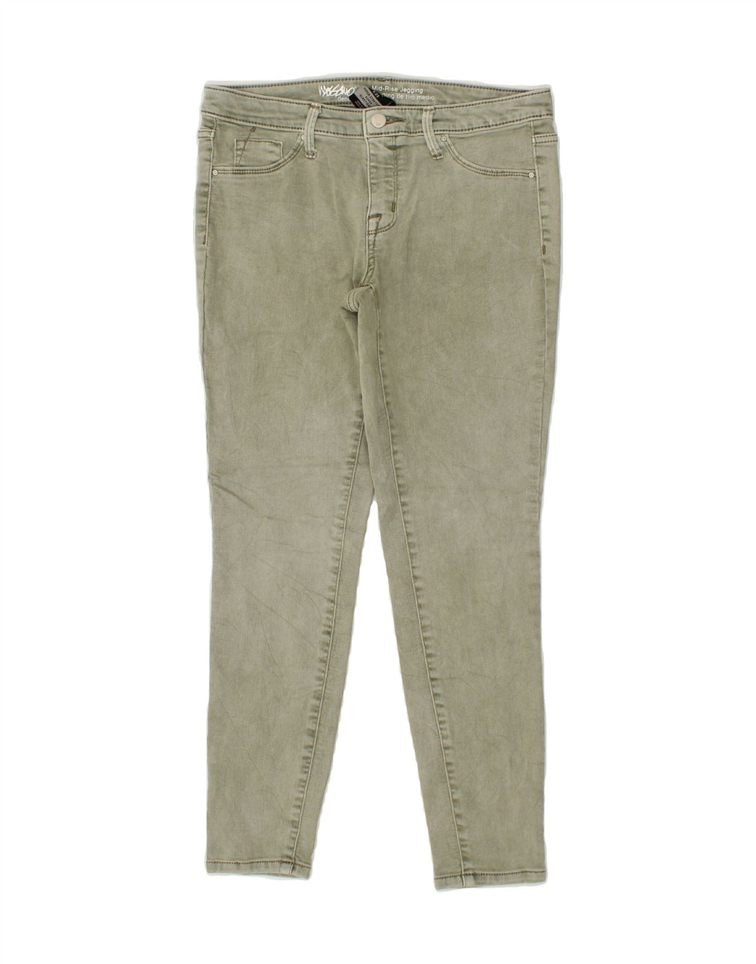 MOSSIMO Womens Mid Rise Jegging Jeans US 6 Medium W28 L26 Green Cotton Vintage Mossimo and Second-Hand Mossimo from Messina Hembry 