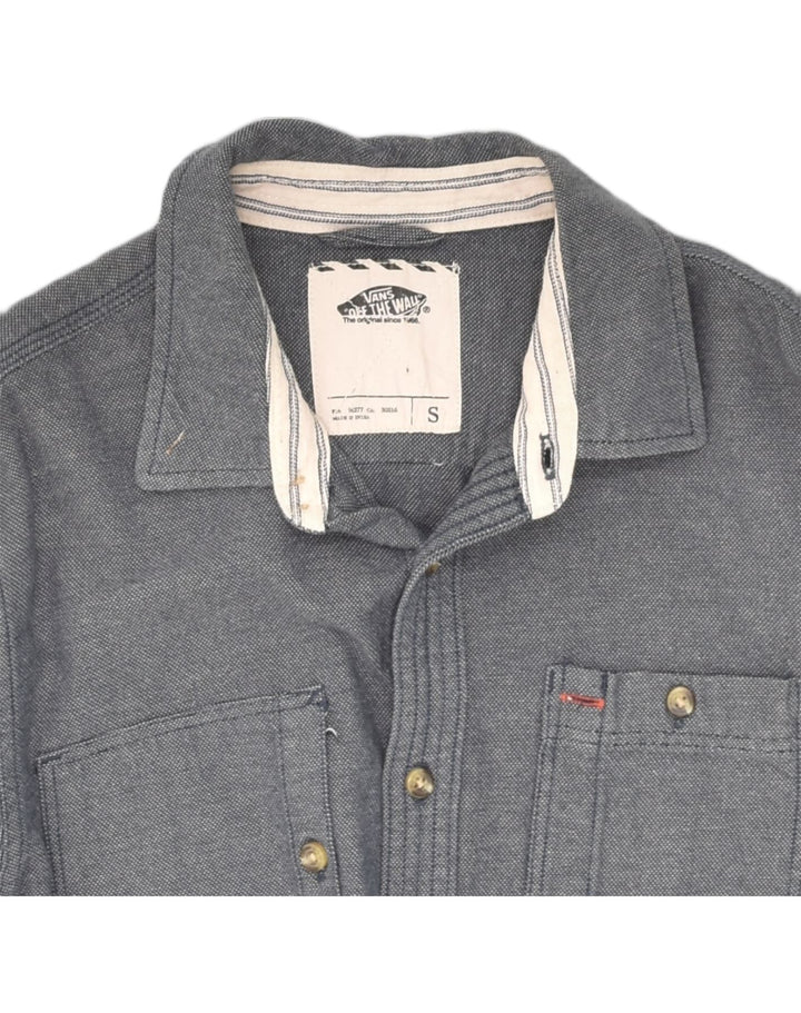 VANS Mens Shirt Small Grey Cotton | Vintage Vans | Thrift | Second-Hand Vans | Used Clothing | Messina Hembry 