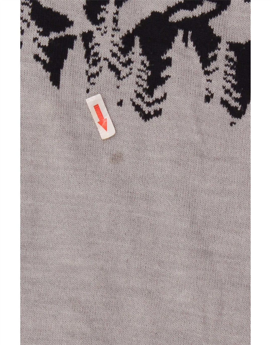 Marks & Spencer Herren-Pullover mit Rundhalsausschnitt, Größe L, Grau, Farbblock