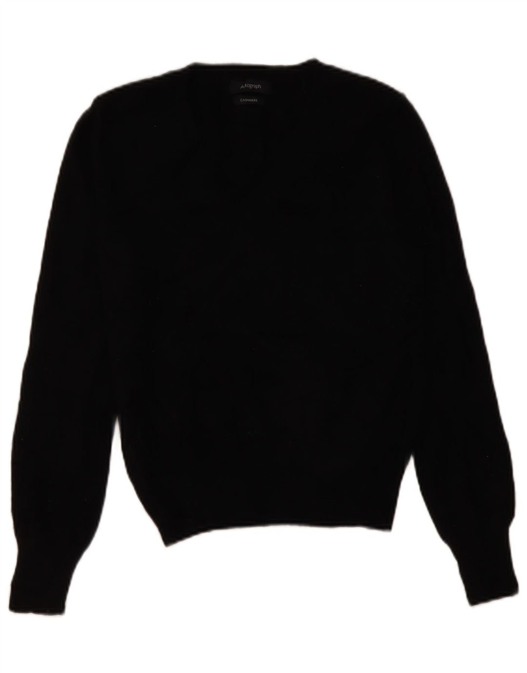 Marks & Spencer Damen Autograph Pullover mit Rundhalsausschnitt, Gr. 8, Schwarz
