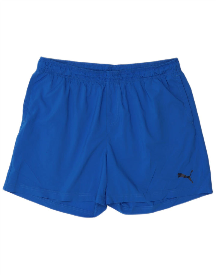 Puma Herren Sportshorts 2XL Blau Polyester
