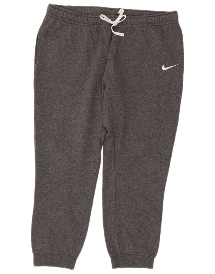 NIKE Herren-Trainingshose, Jogginghose, XL, graue Baumwolle
