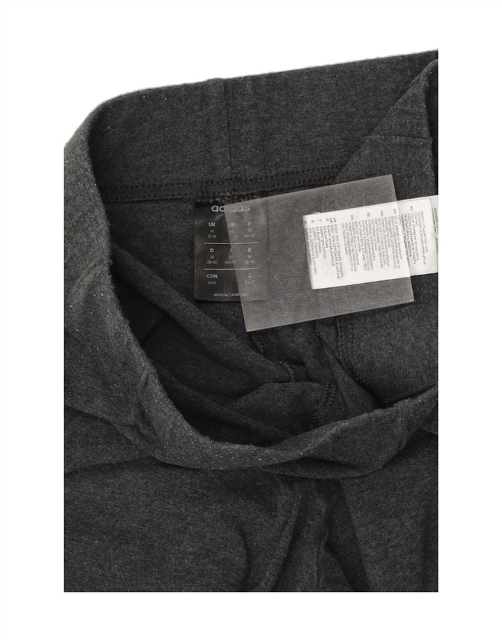 ADIDAS Womens Graphic Leggings UK 12/14 Medium  Grey Cotton Vintage Adidas and Second-Hand Adidas from Messina Hembry 