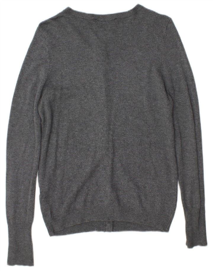Zara Damen-Cardigan-Pullover UK 14 Mittelgrau
