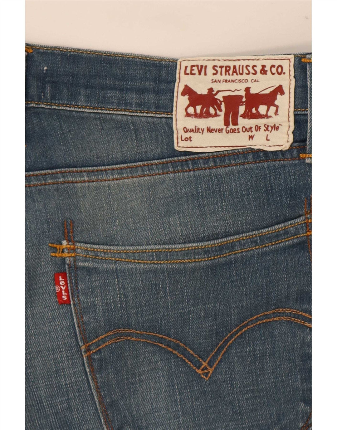 Levi's Herren 504 Straight Jeans W34 L31 Blau