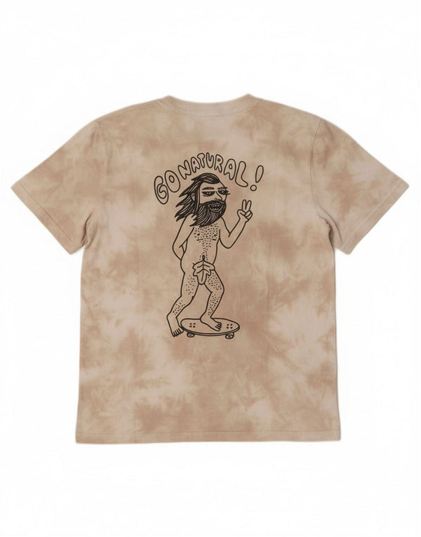 Element Herren-T-Shirt mit normaler Passform und Grafik, XS, Beige, Batik-Baumwolle