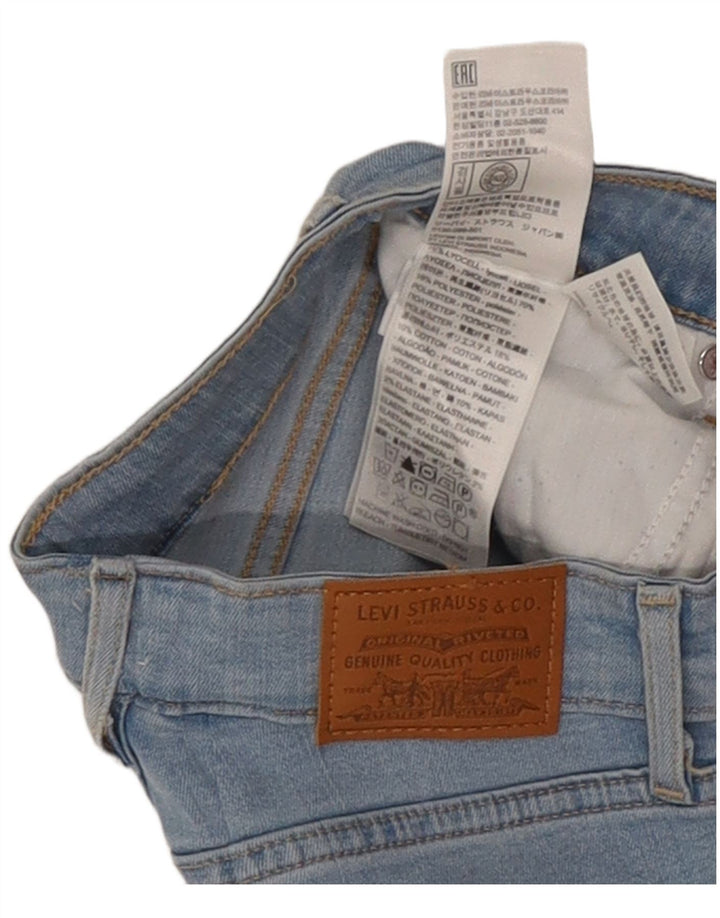 Levi's Damen Skinny Jeans W26 L30 Blaues Lyocell