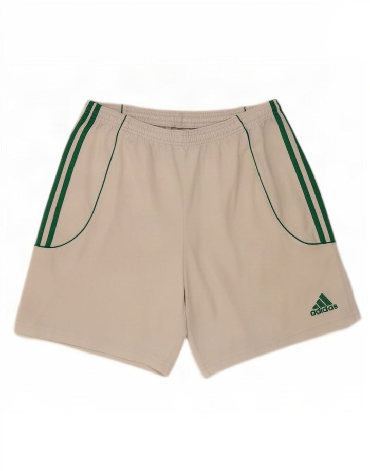 Adidas Herren Sportshorts, groß, aus weißem Polyester