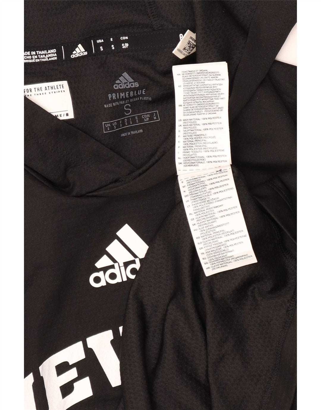 Adidas Herren Nevada Wolf Pack Kapuzenshirt mit Grafik, langärmlig, Größe S, Schwarz