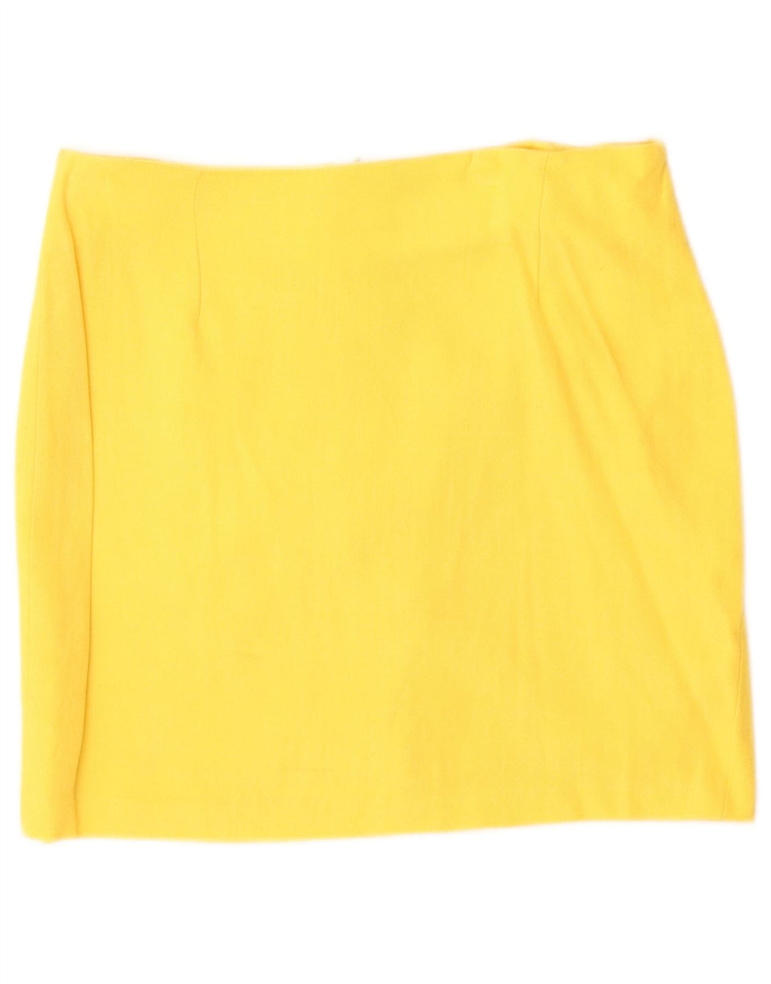 Le Group Damen 2-teiliges Rock-Set mit 6 Knöpfen, UK 12, Mittel W28, gelbe Wolle