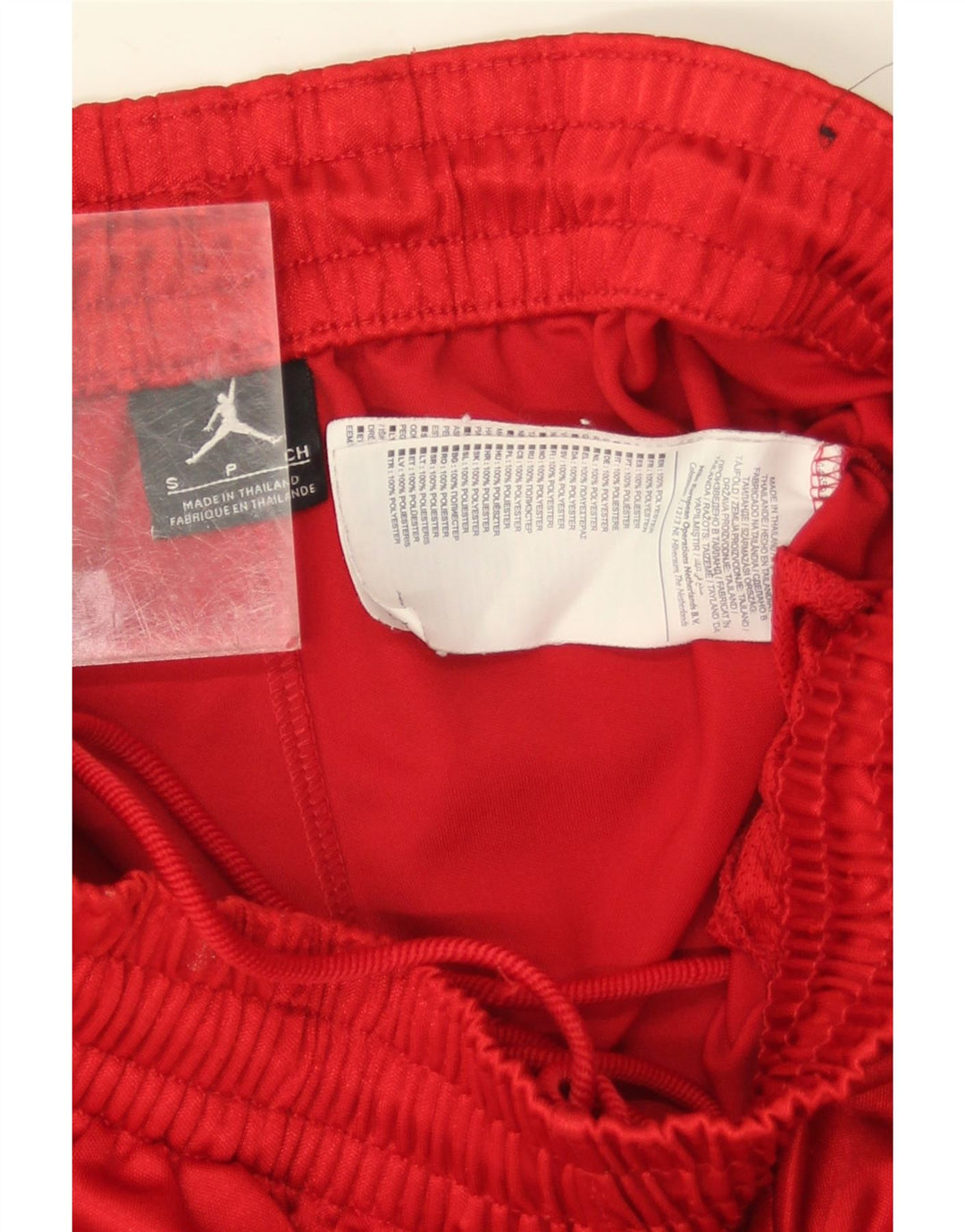 Jordan Herren-Sportshorts, klein, rotes Farbblock-Polyester