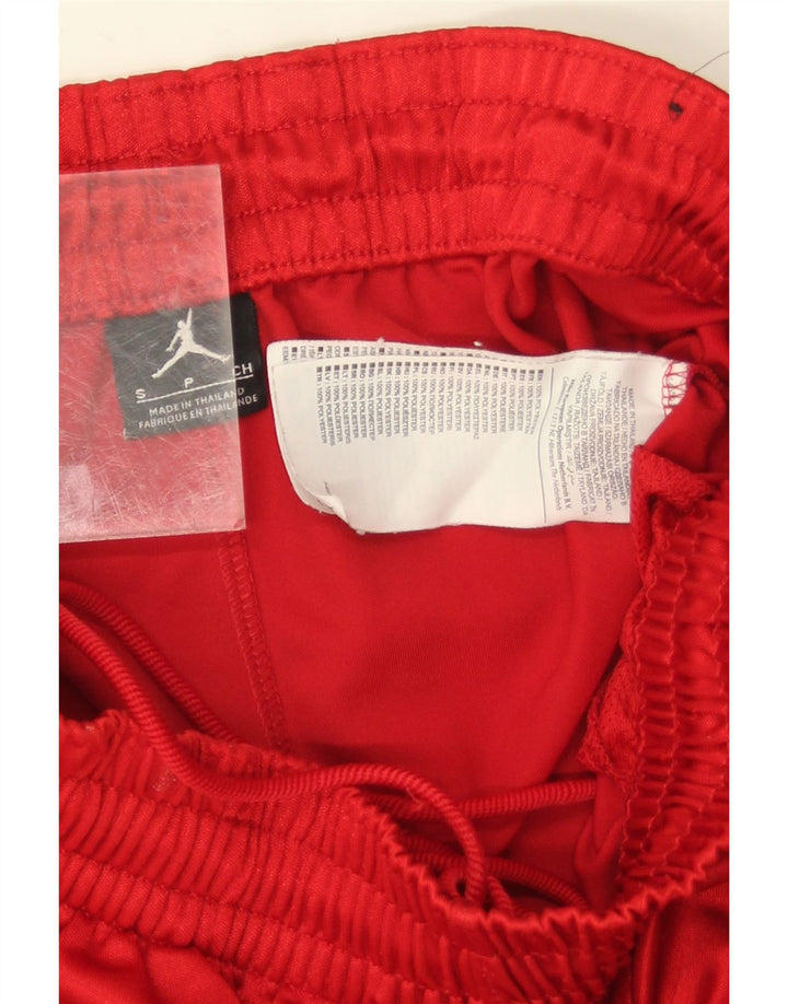 Jordan Herren-Sportshorts, klein, rotes Farbblock-Polyester