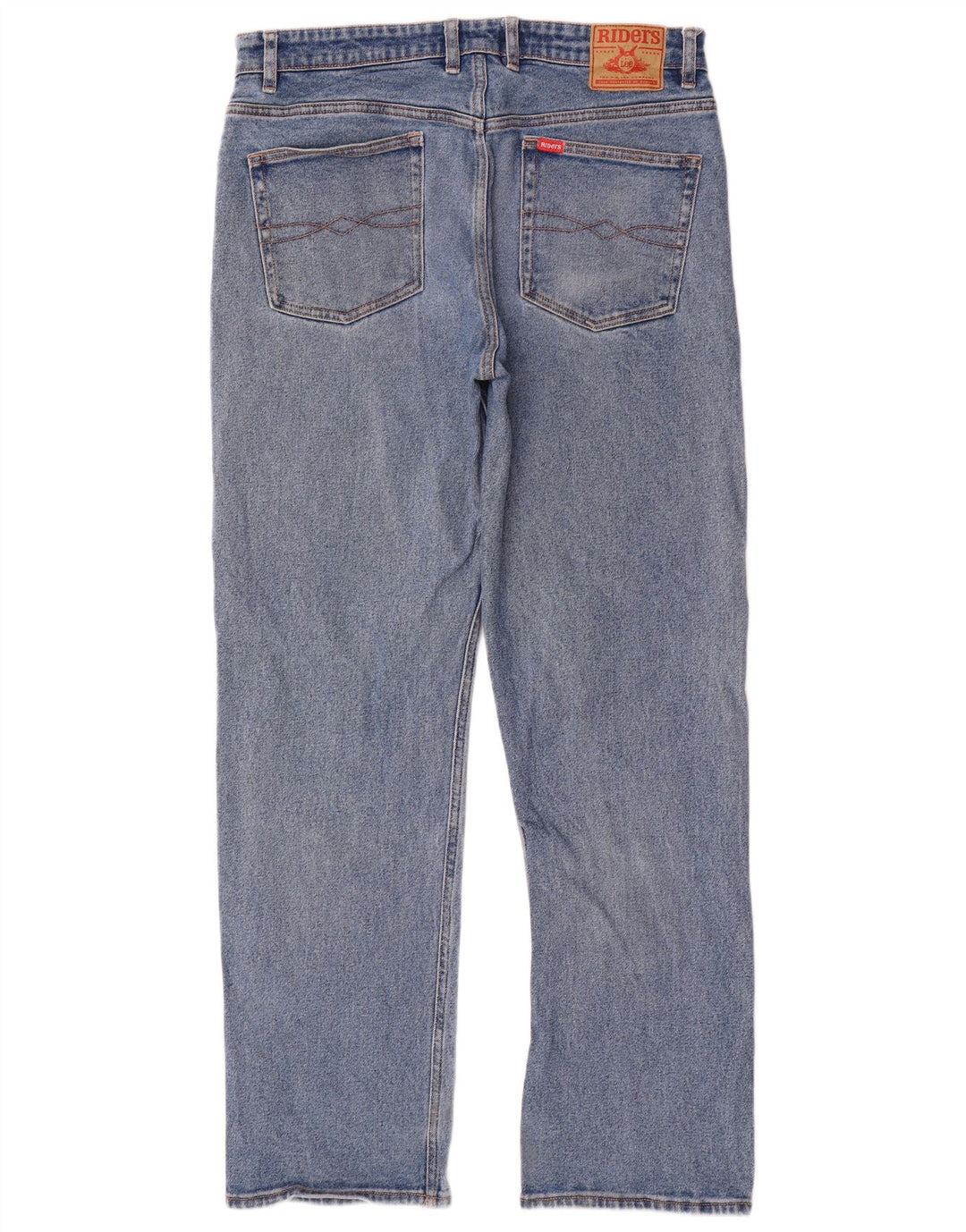 Lee Herren Riders Straight Jeans W36 L32 Blaue Baumwolle