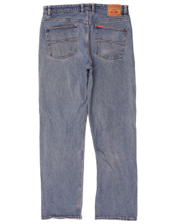 Lee Herren Riders Straight Jeans W36 L32 Blaue Baumwolle