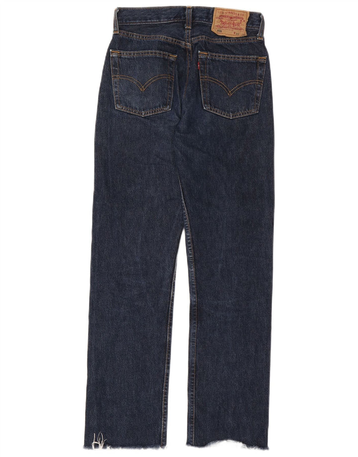Levi's Damen 501 Straight Jeans W26 L30 Marineblau