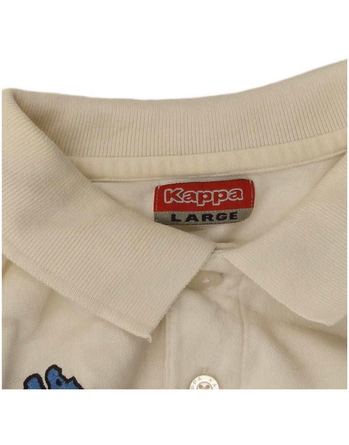 Kappa Herren Poloshirt Large Weiß