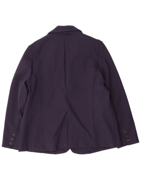 Crew Clothing Damen-Blazer mit 2 Knöpfen, Gr. 40, Marineblau, Viskose