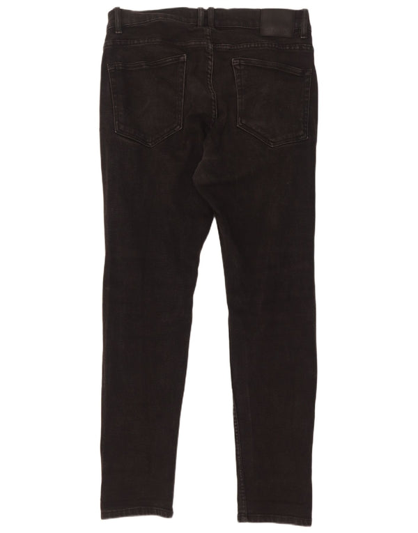 Zara Herren Skinny Jeans EU 44 Large W34 L32 Schwarz