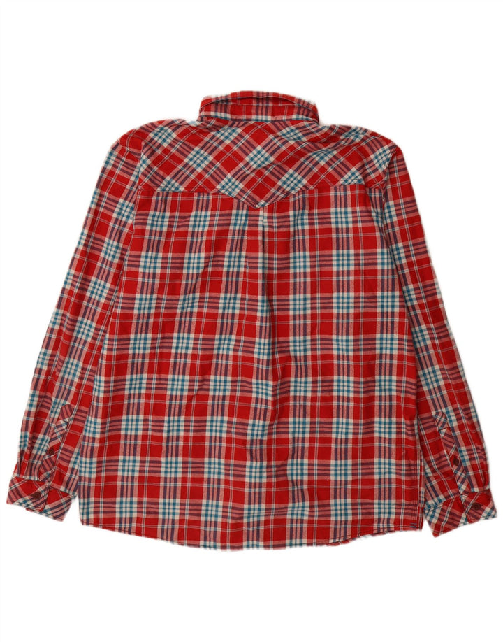 The North Face Herren-Flanellhemd, groß, rot kariert, Polyester