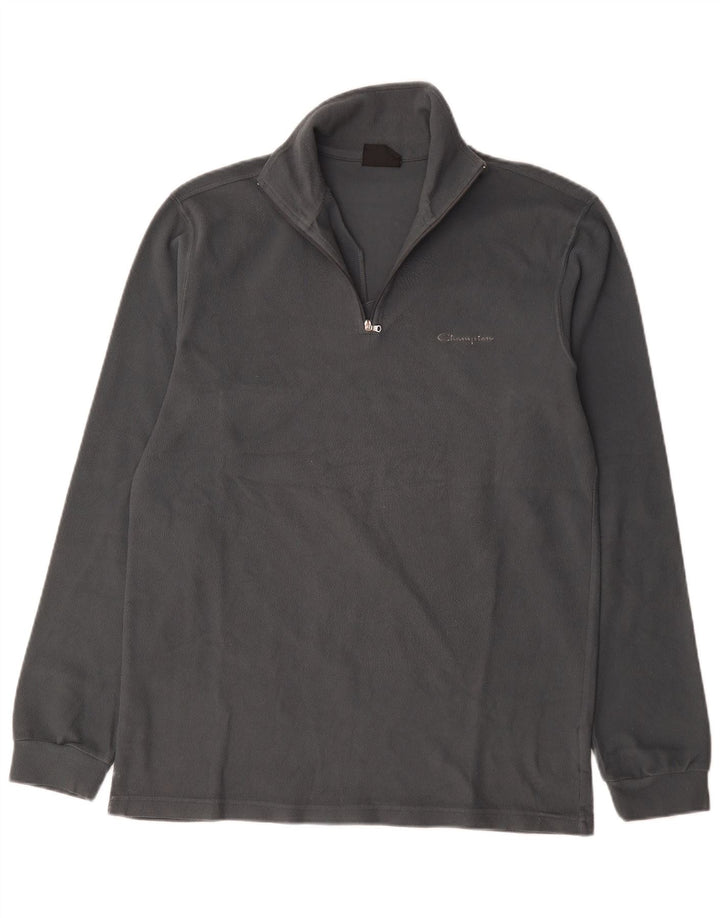 Champion Herren-Fleecepullover mit Reißverschluss, 2XL, Grau, Polyester
