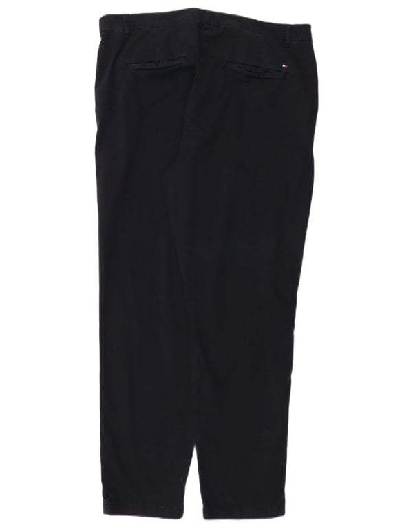 Tommy Hilfiger Damen Tapered Chino Hose UK 16 Large W36 L29 Marineblau