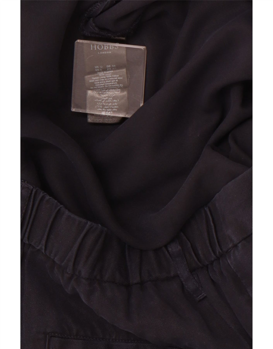 HOBBS Gerade Chino-Hose für Damen, UK 12, M, W30, L28, Marineblau