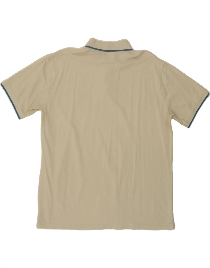 DIADORA Mens Polo Shirt 2XL Beige Cotton Vintage Diadora and Second-Hand Diadora from Messina Hembry 