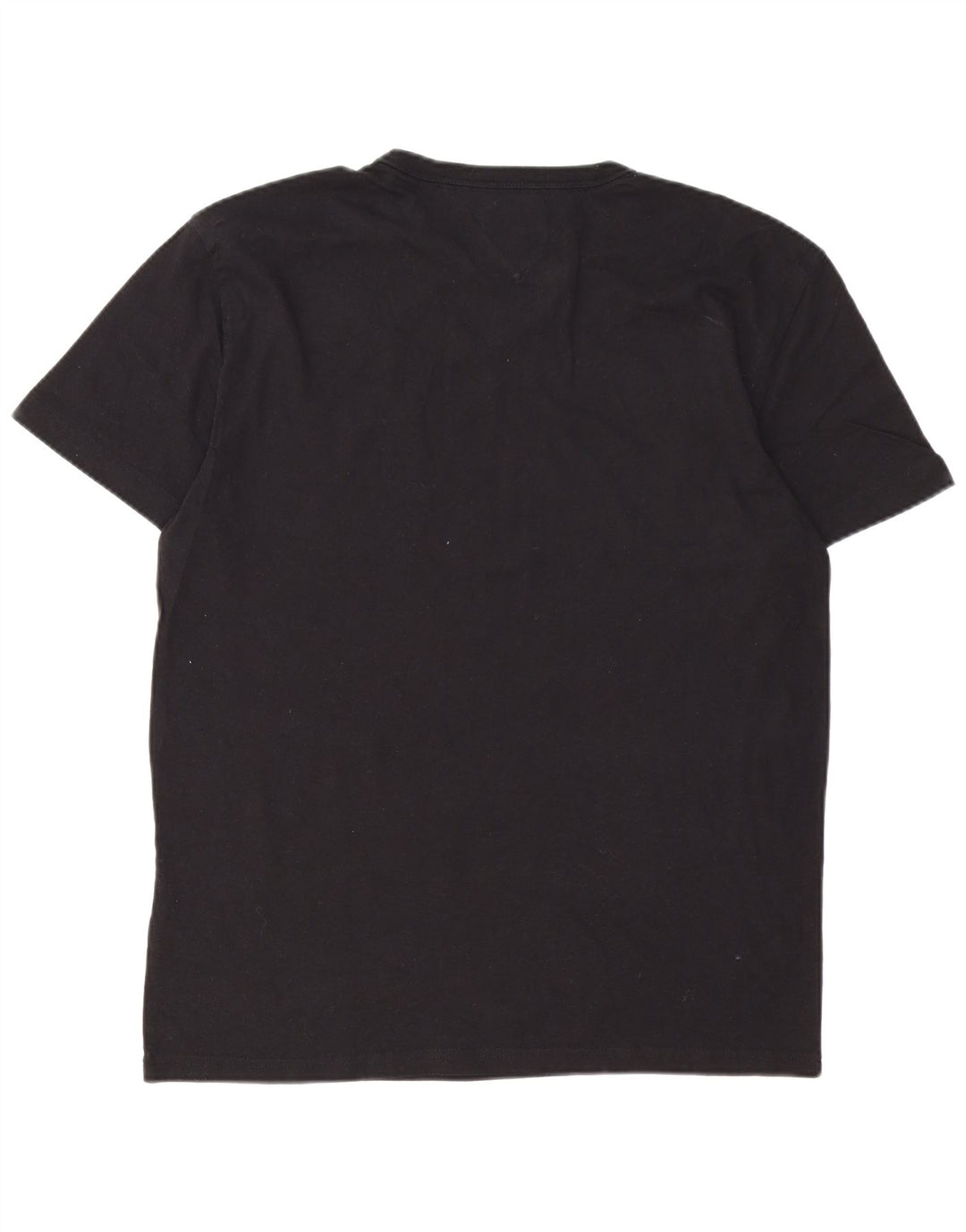 Tommy Hilfiger Herren T-Shirt Top Medium Schwarz Baumwolle