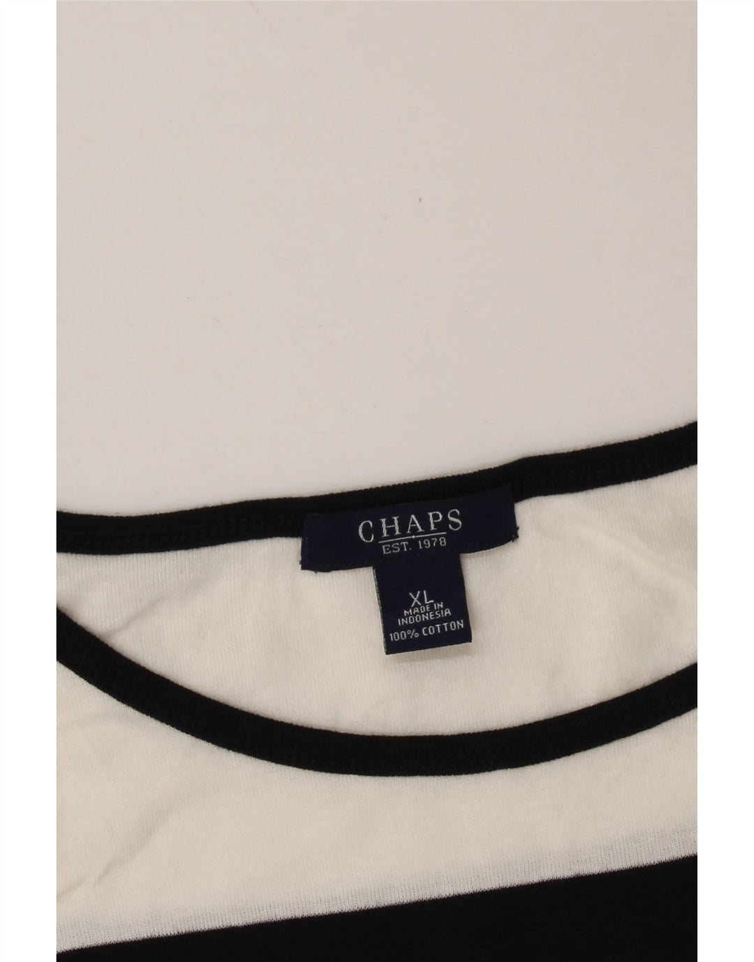 CHAPS Damen-Weste-Top, UK 18, XL, weiß gestreift, Baumwolle
