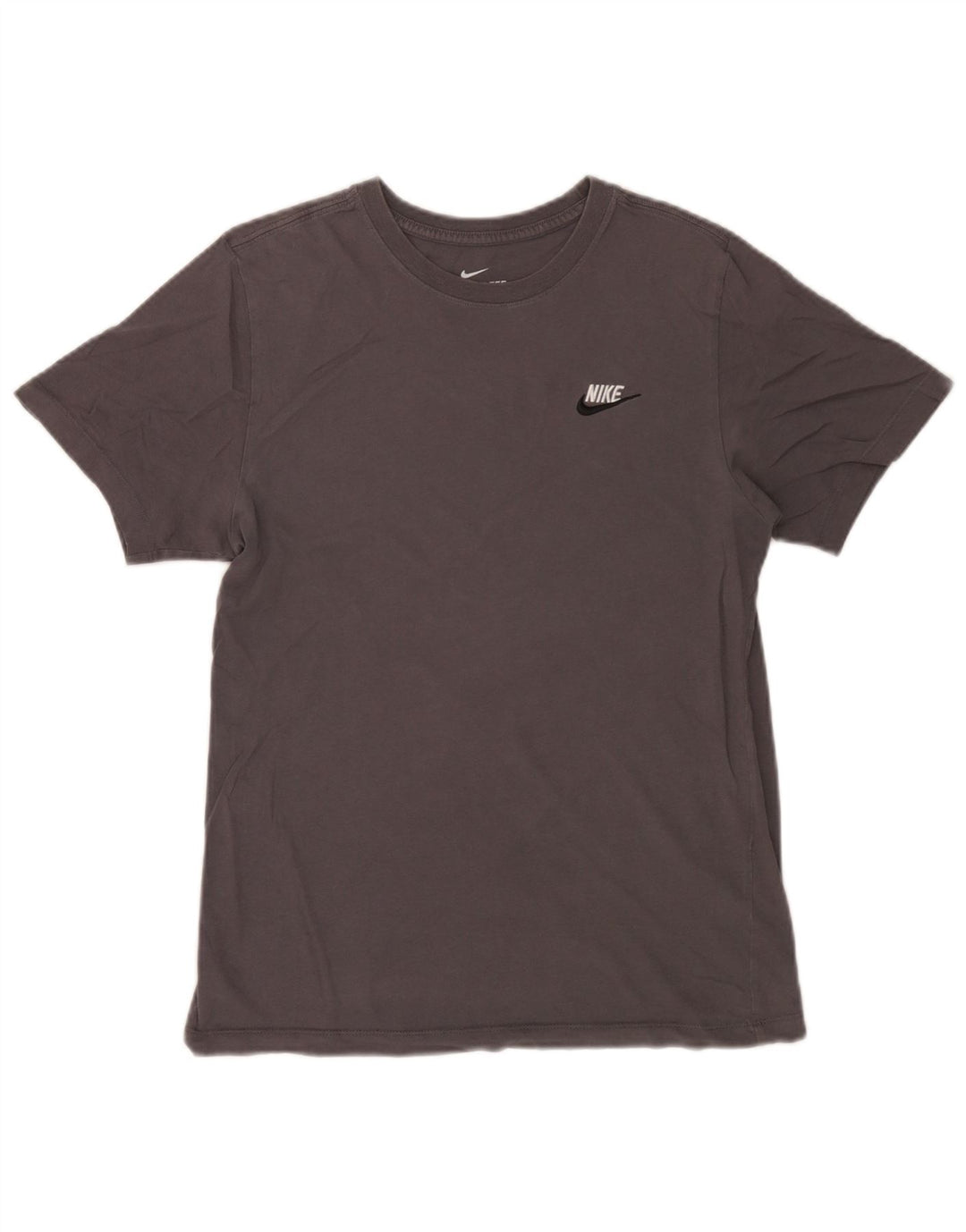 Nike Herren T-Shirt Top Small Grau Baumwolle