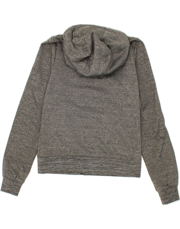 ELLESSE Womens Zip Hoodie Sweater UK 8 Small Grey Polyester Vintage Ellesse and Second-Hand Ellesse from Messina Hembry 
