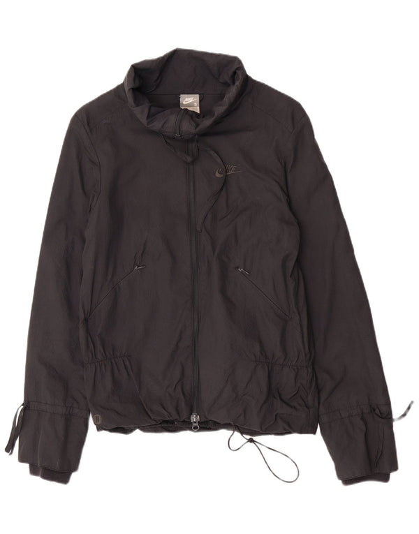 Nike Damen Windjacke UK 8/10 Small Schwarz Nylon