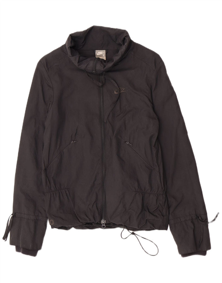 Nike Damen Windjacke UK 8/10 Small Schwarz Nylon