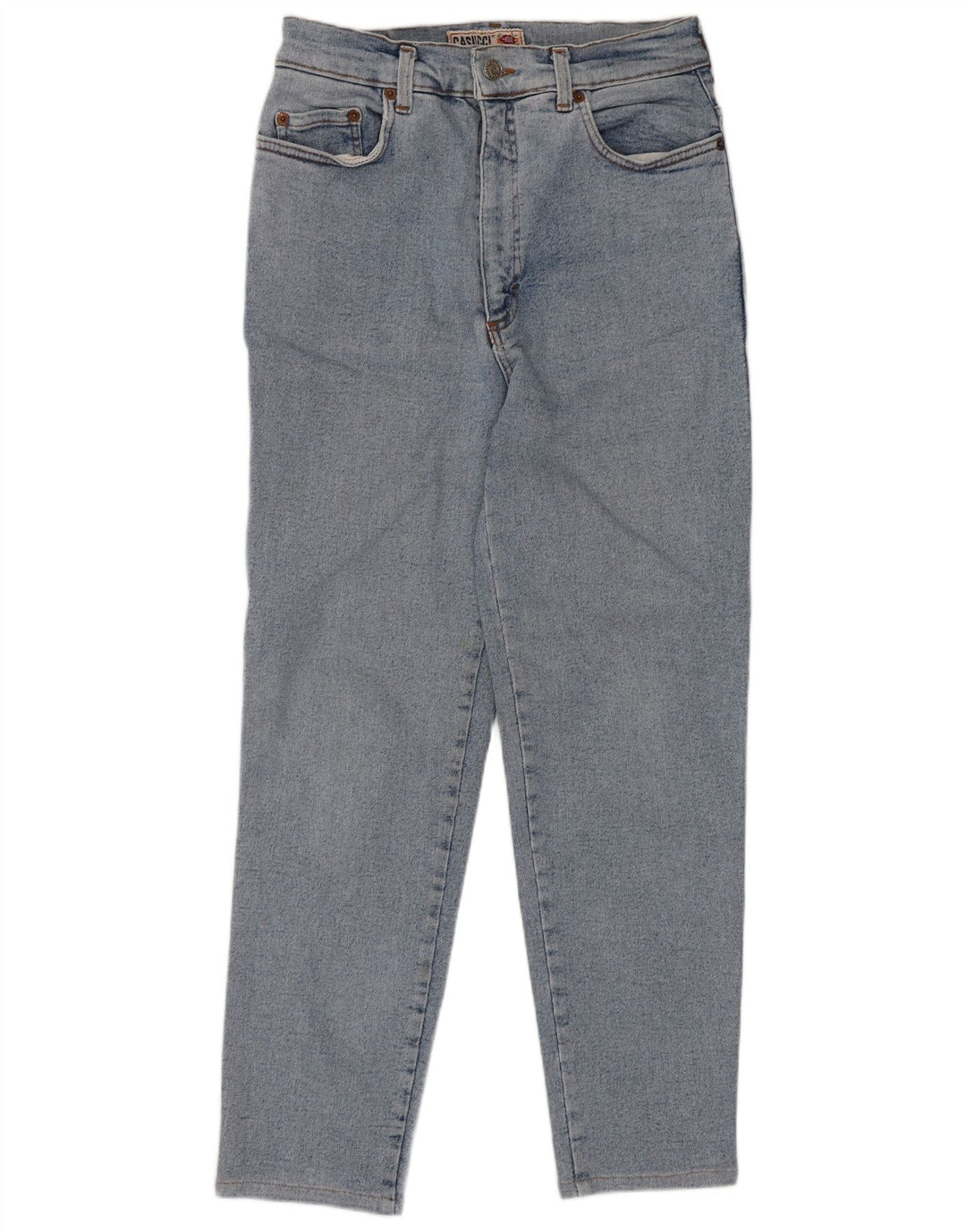 Casucci Damen-Jeans mit hoher Taille, W29, L26, blaue Baumwolle
