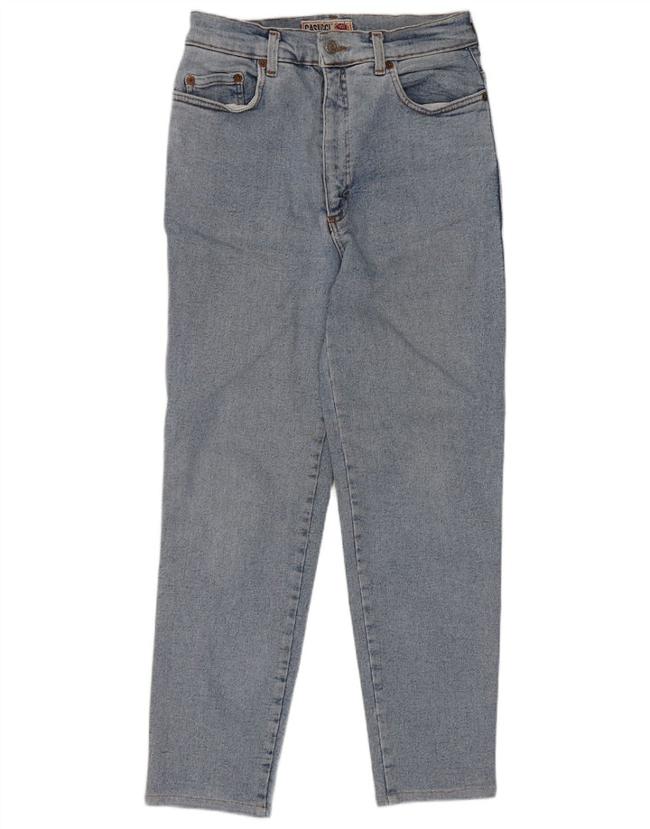 Casucci Damen-Jeans mit hoher Taille, W29, L26, blaue Baumwolle