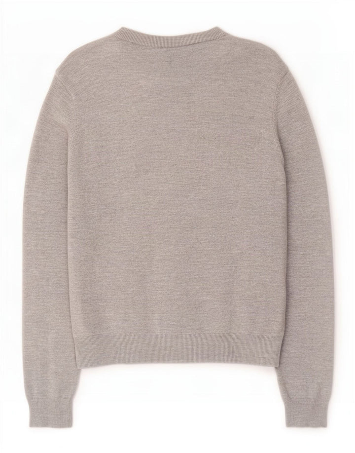 Marks & Spencer Damen-Cardigan-Pullover UK 12 Mittelgraue Viskose