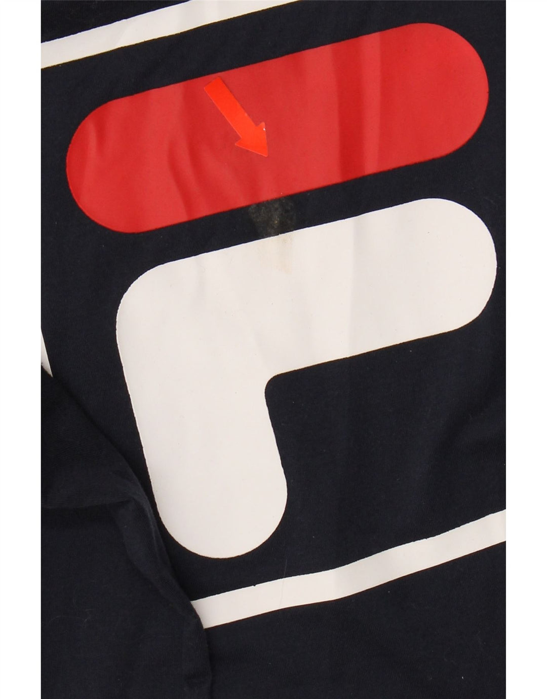 FILA Mens Graphic T-Shirt Top Small Navy Blue Vintage Fila and Second-Hand Fila from Messina Hembry 