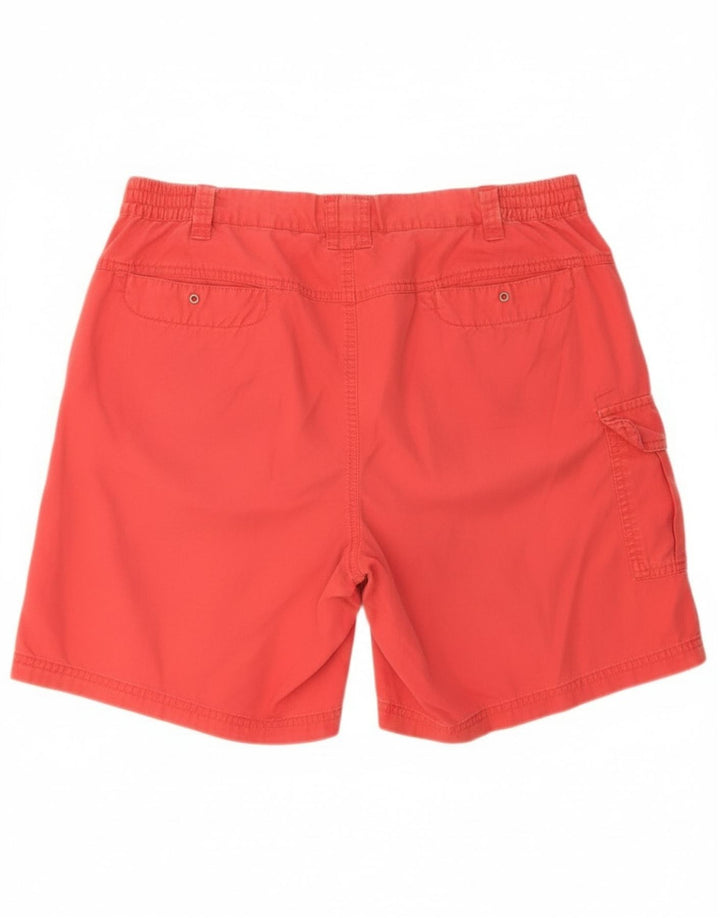 Columbia Damen Cargo-Shorts, Größe L, W36, rote Baumwolle