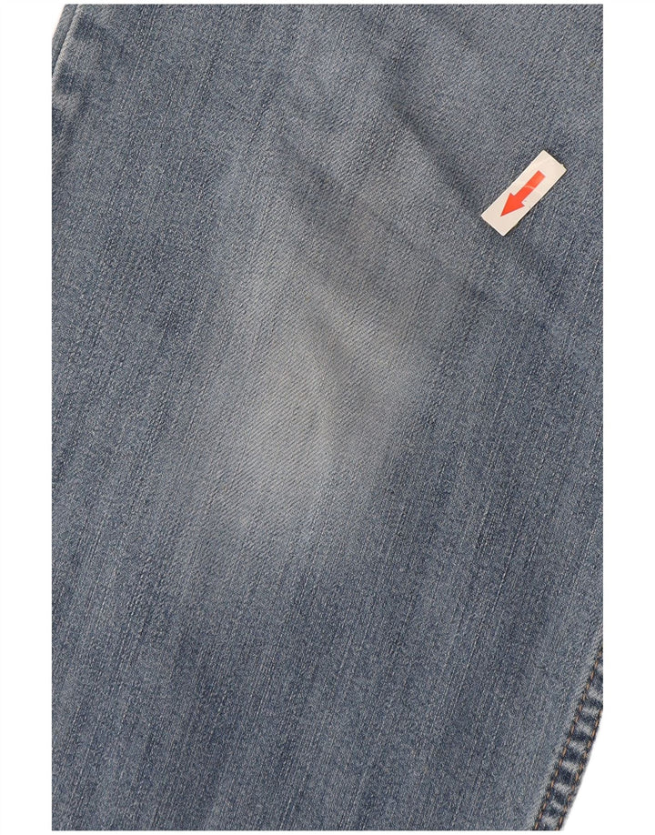 Marks & Spencer Herren Regular Straight Jeans W36 L31 Blaue Baumwolle