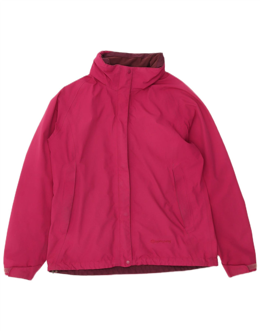 Sprayway Damen-Regenjacke mit Kapuze, UK 12, mittelrosa, Polyester