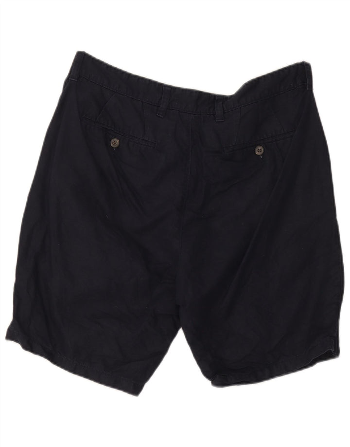Marks & Spencer Herren-Chinoshorts W36, Größe L, Marineblau, Baumwolle
